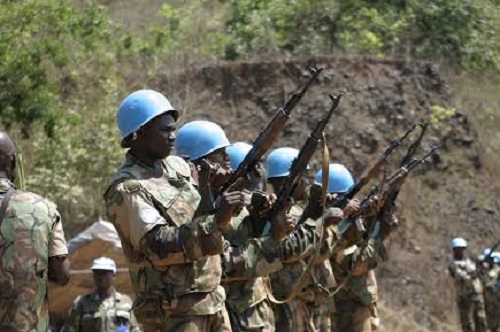 Nigerian peacekeepers of UNMIL 