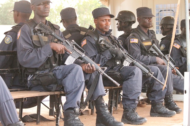 Liberian police officers are said to be up to the task of securing the country