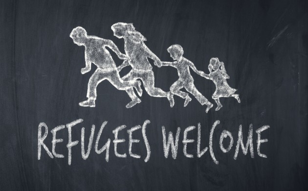 The demonstrators chanted slogans like "Refugees welcome"(Photo: iStock)