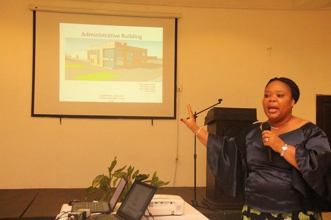 Gbowee talks about plans to construct an all-girl high school