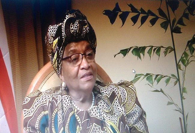 President Sirleaf says Liberia has made a lot of progress