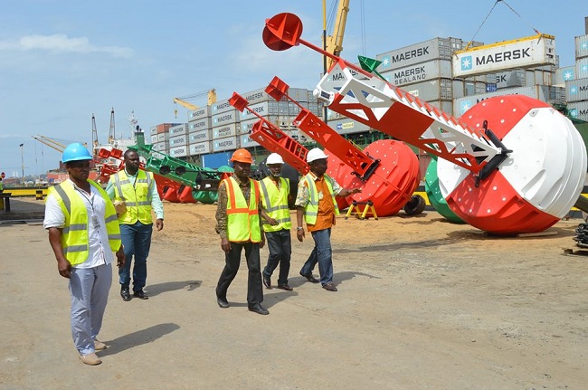 NPA staff inspect some of the new equipment